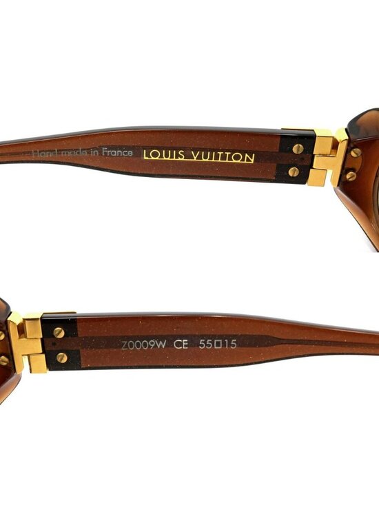 Louis Vuitton Sunglasses Spson GM Brown Gold Lame Eyewear main image 9